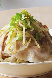 さっぱり豚バラ&モヤシ☆ダイエット☆素麺