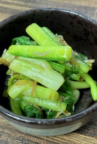 小松菜となめ茸の和え物