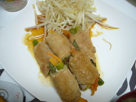 ボリューム満点☆肉巻き巻き
