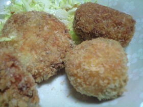 チーズとろ~り☆あまうまカボチャコロッケ