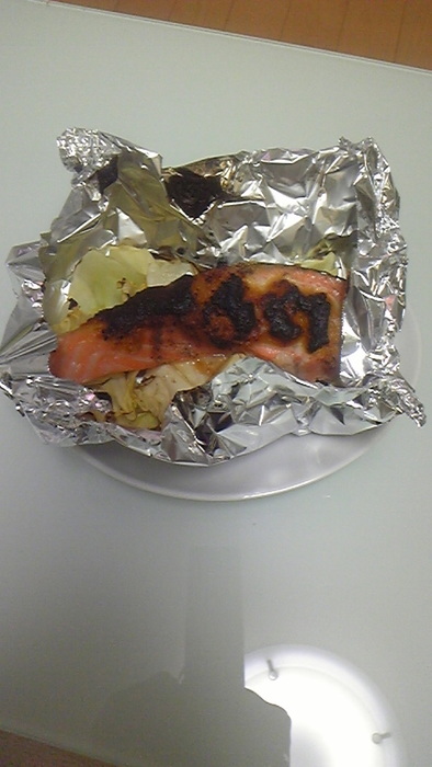 調理時間15分！鮭＆春キャベツホイル焼きの写真