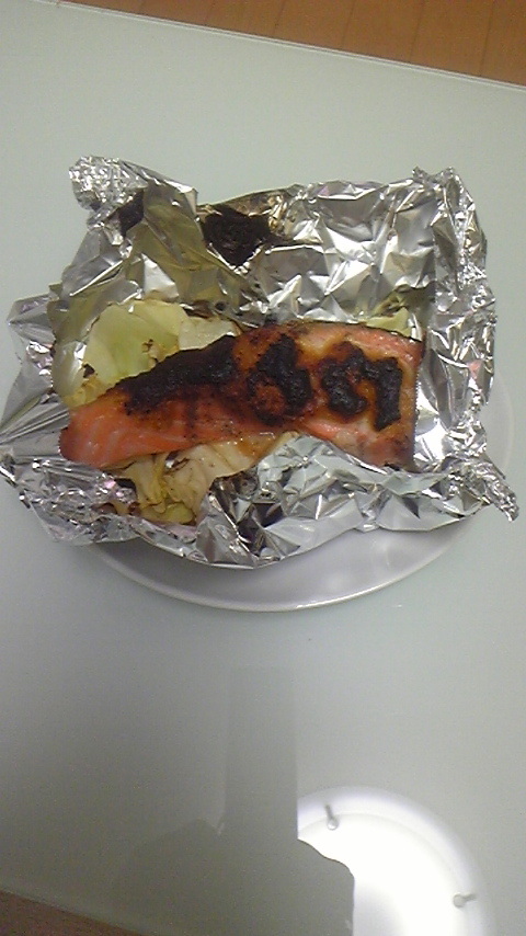 調理時間15分！鮭＆春キャベツホイル焼きの画像