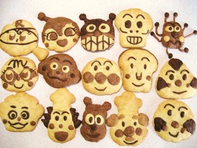 3時だよ!全員集合!アンパンマンクッキー