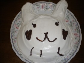 ギャルごはん☆うさぎのプリンケーキ