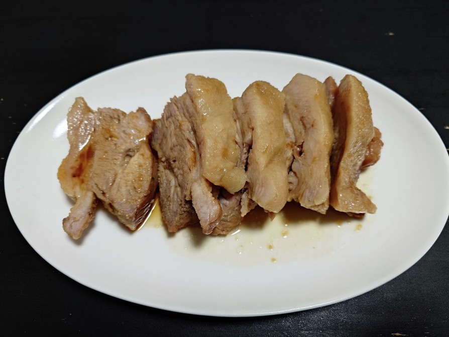 簡単時短！レンチン煮豚の画像