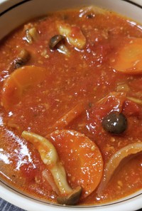 手羽元と野菜の塩麹トマト煮