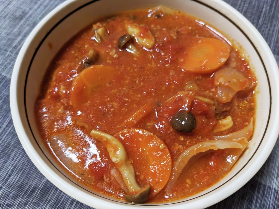 手羽元と野菜の塩麹トマト煮の画像