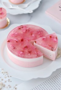 桜ムースケーキ