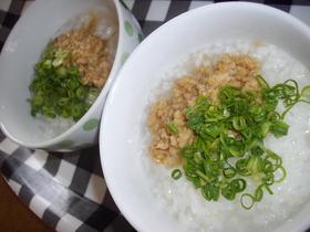 ダイエット作戦☆蒟蒻ご飯で鶏味噌のお粥風