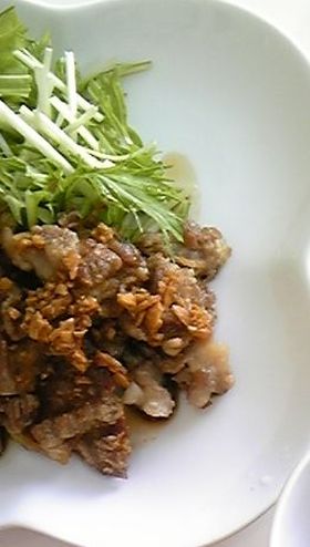 カリカリ豚★オールスター薬味ソース★