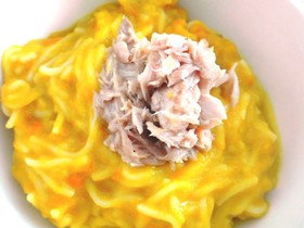☆Love離乳食☆豆乳カボチャにゅうめん
