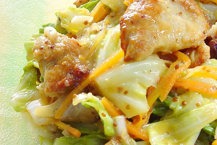 鶏胸肉と春キャベツのマスタードサラダ レシピ 作り方 By ラビー クックパッド 簡単おいしいみんなのレシピが360万品