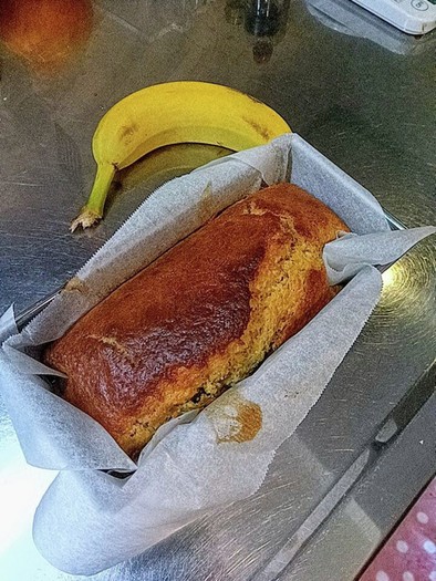 ノンバター☆砂糖控えめ☆バナナケーキの写真
