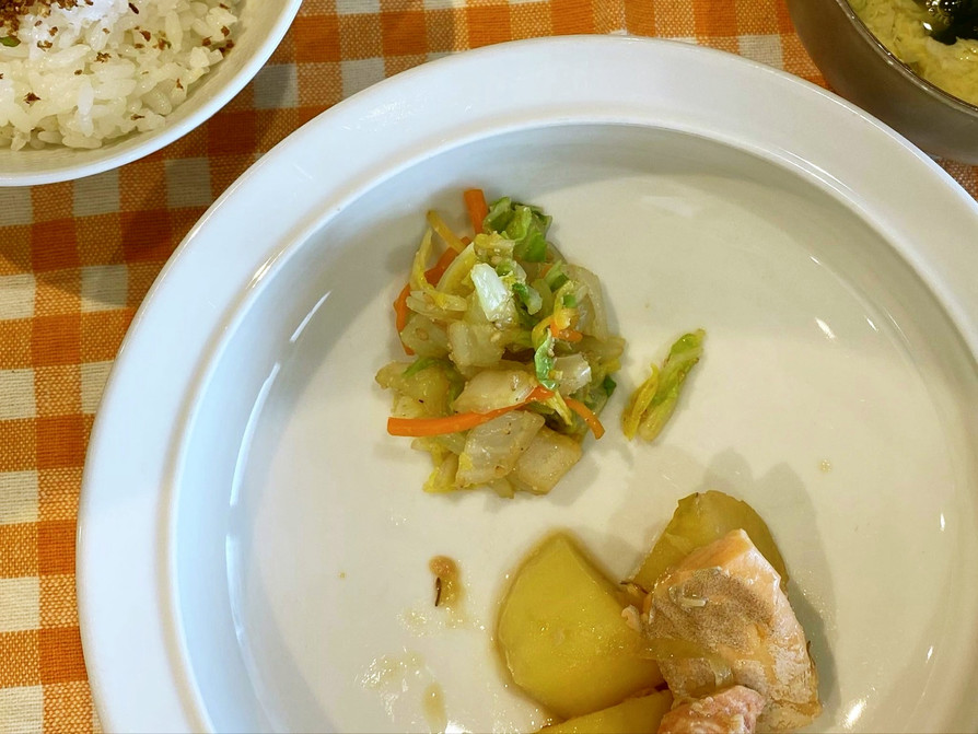 保育園給食★白菜のごま酢和えの画像