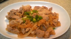 簡単手抜き~大根と豚肉の和風しょうゆ炒め