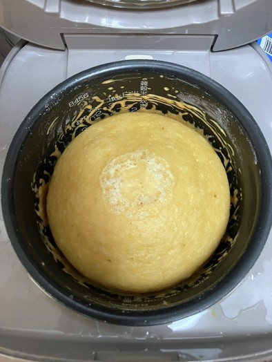 炊飯器で簡単にきな粉パンケーキの写真