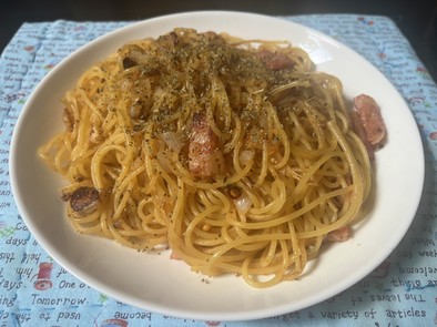 スパゲティ・マーマレード・マスタードの写真