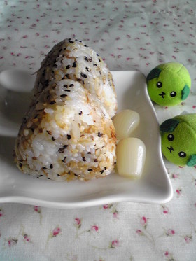 らっきょう☀おかかおにぎり