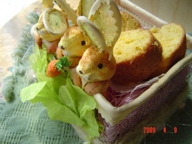 ワンボウルで♪にんじんケーキ
