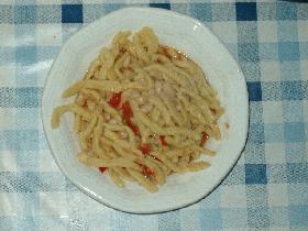白いんげん豆のパスタ