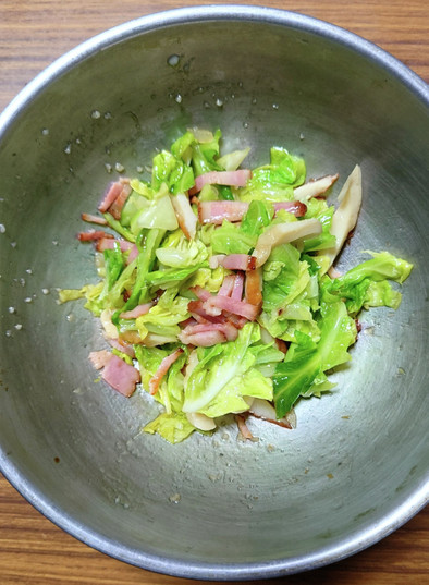 ヨウサマの減塩キャベツのペペロン風サラダの写真