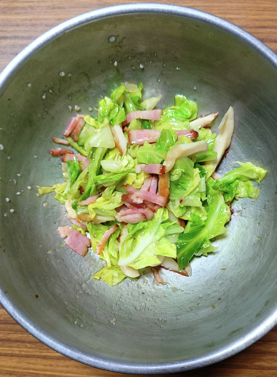 ヨウサマの減塩キャベツのペペロン風サラダの画像