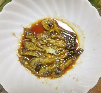 ネギ坊主ショウガ醬油焼きの写真