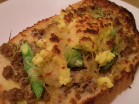 二色丼ならぬ二色ブレッド