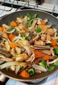 鶏胸肉と根菜の和風カポナータ