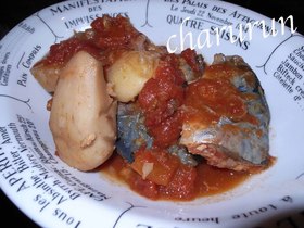 骨まで食べられる!サバトマト煮