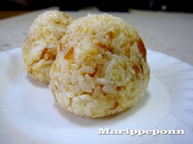 チーズ梅おかか★おにぎり