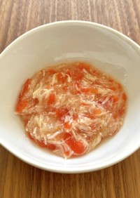 【離乳食７か月～】ツナとトマトのとろみ煮