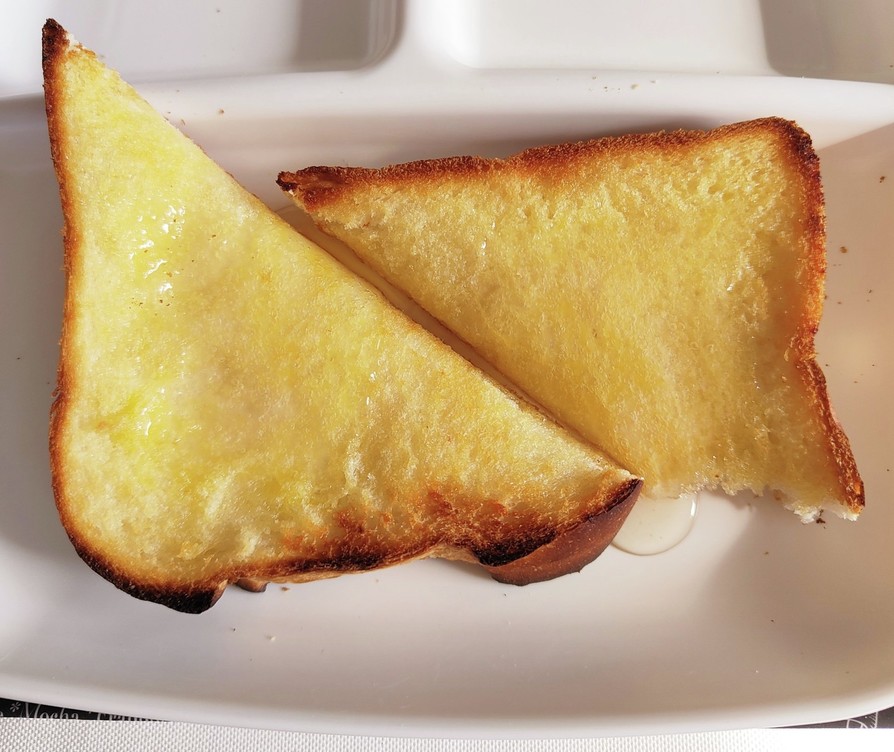 バターはちみつトーストの画像