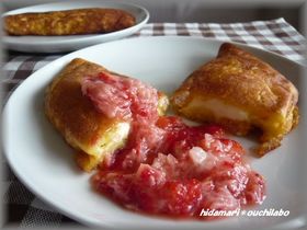 ふわとろ~♪アレンジ自在なオムレツケーキ