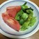 青梗菜とトマトのサラダ