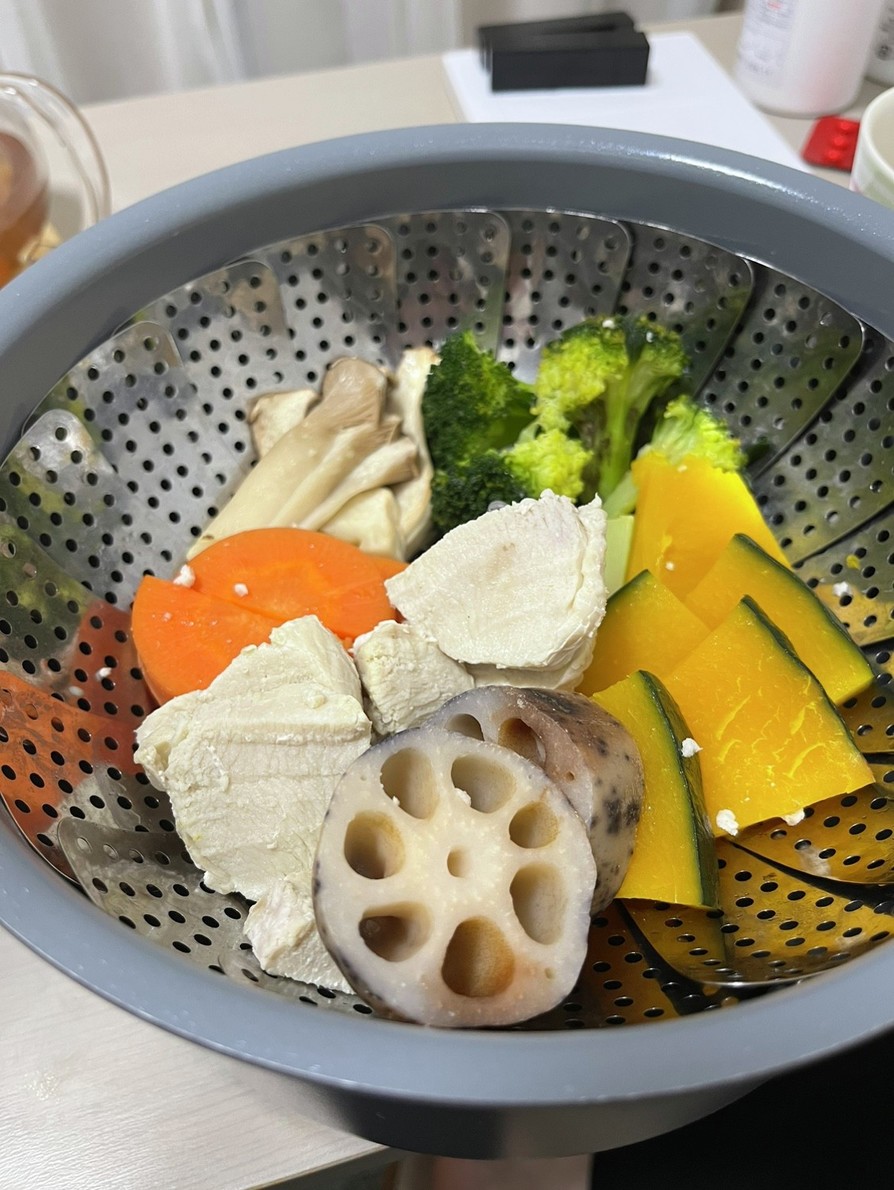 温野菜に合うヨーグルトソースの画像