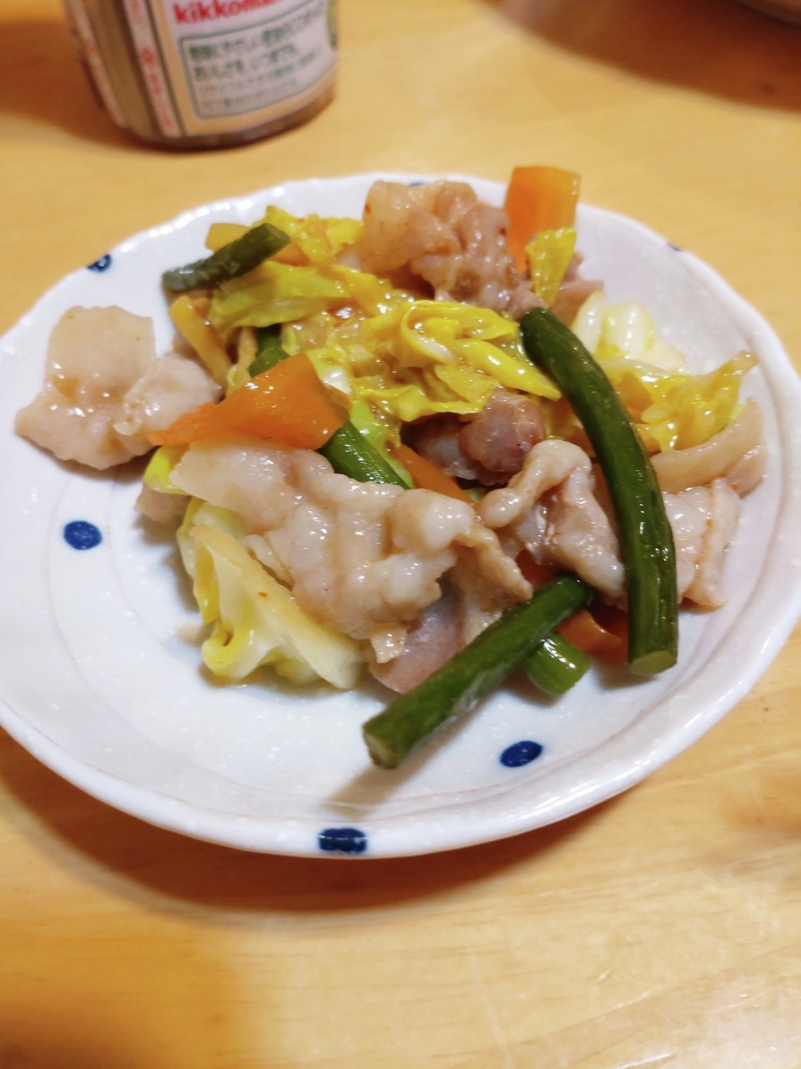 ピリ辛肉野菜炒めの画像