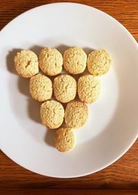 ノンオイル♪米粉の簡単クッキー