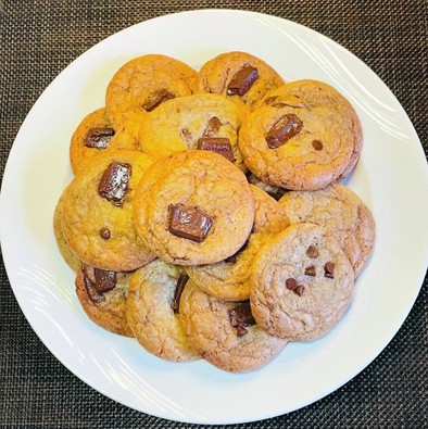 アメリカンクッキーチョコチャンククッキーの写真