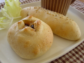 我が家の*全粒粉パン*