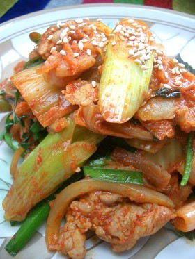 MYキムチで作る♪キムチトゥルチギ♪