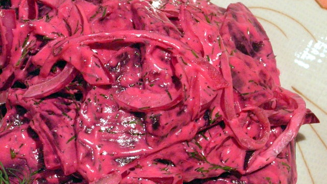 ショッキング ピンク ビーツのサラダ レシピ 作り方 By カルチョーフィ クックパッド