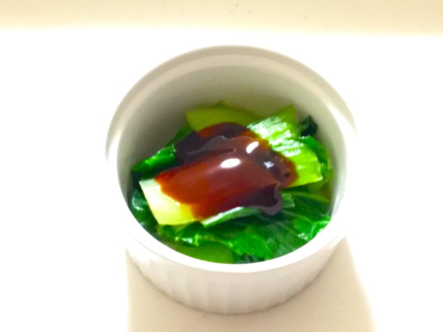 【マンガ飯】青梗菜のおひたしの画像
