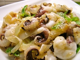 簡単うまい☆いかげその中華風塩炒め