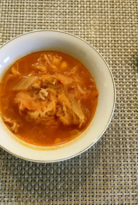 簡単キムチ野菜スープ作り置き1