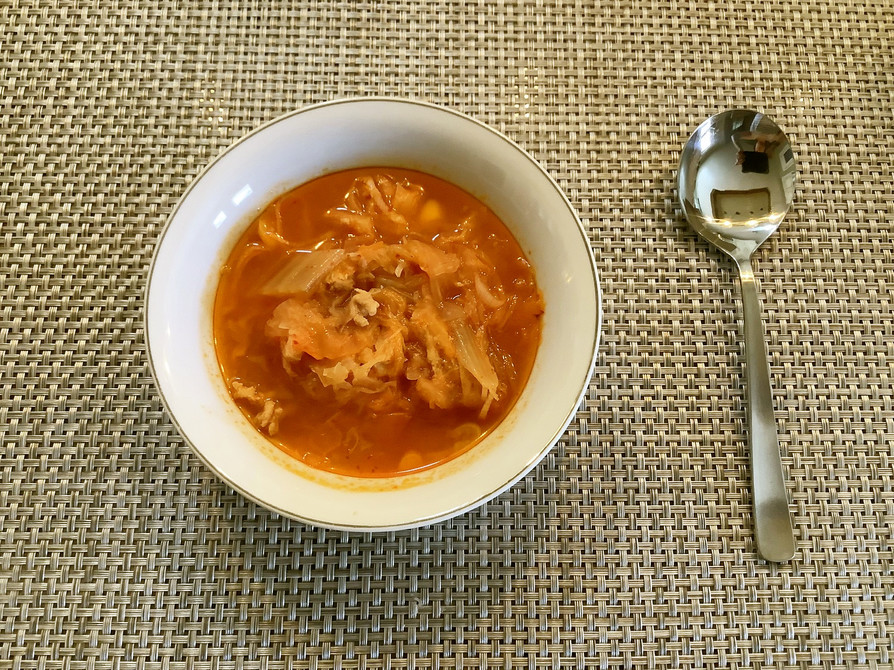 簡単キムチ野菜スープ作り置き1の画像