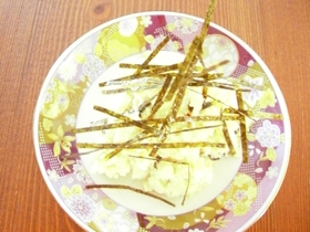 混ぜるだけ☆たらこマヨ豆腐