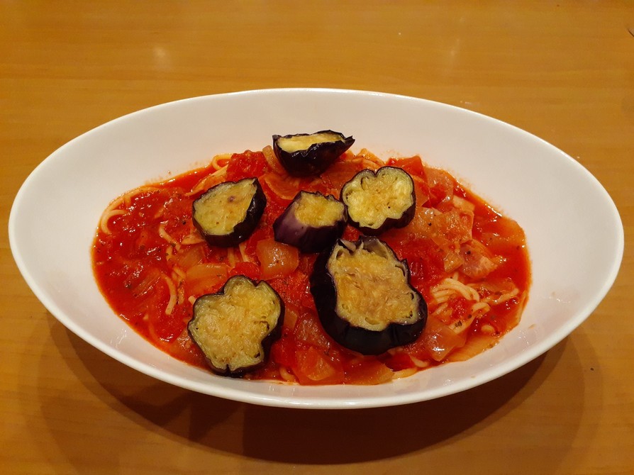 シチリアスパゲッティ風トマトスープパスタの画像