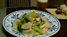 母伝授☆レタスのにんにく醤油炒め