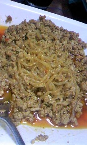 しらたきの麻婆風